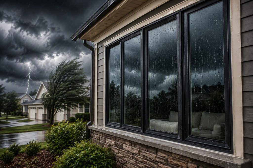 123 Exteriors, window inspection, storm ready windows
